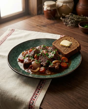 Ochsen-Delikatessen, ukrainisches Gericht, Restaurant „Smachno u Yany“ im Galeria Kaufhof Köln